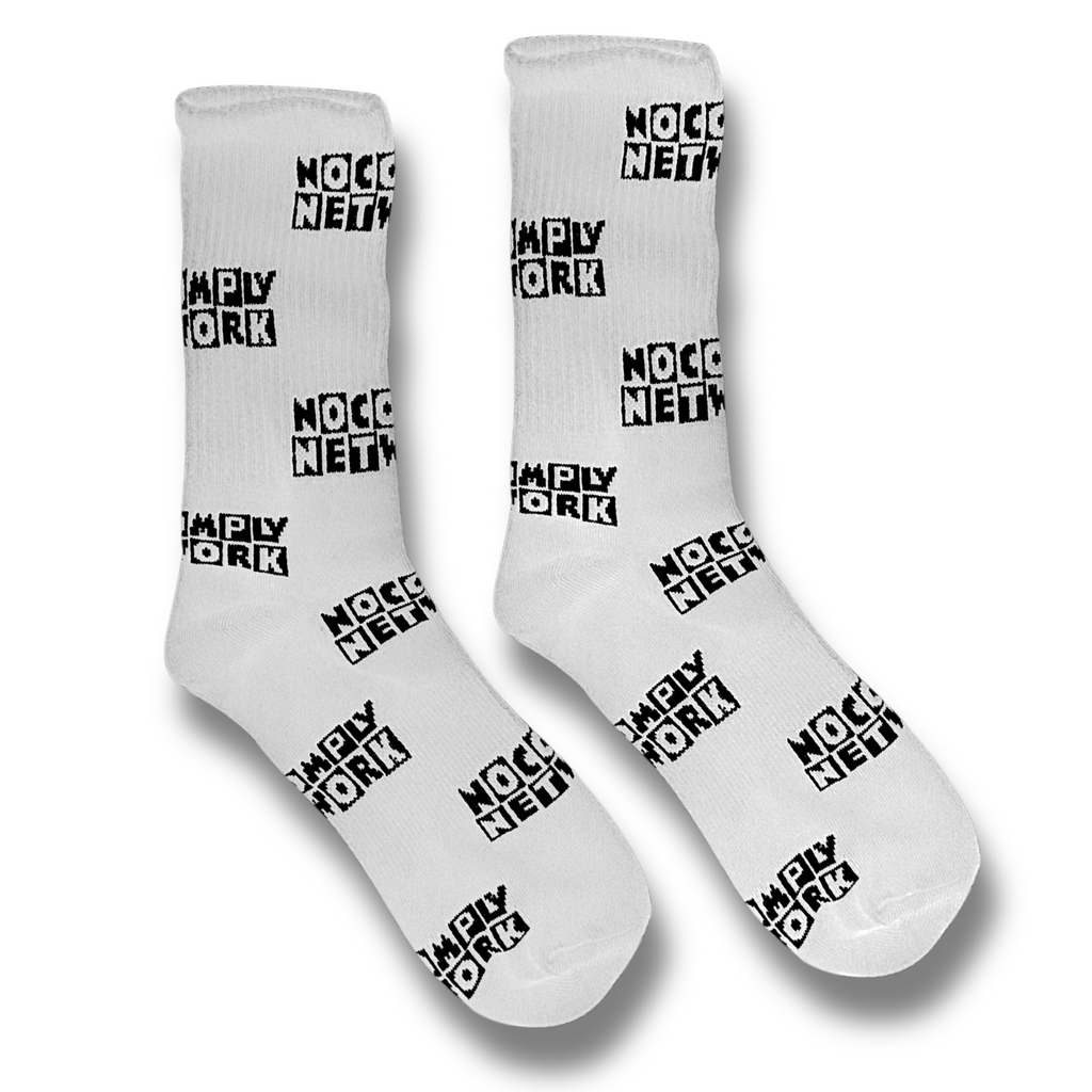Classic Logo Socks - White